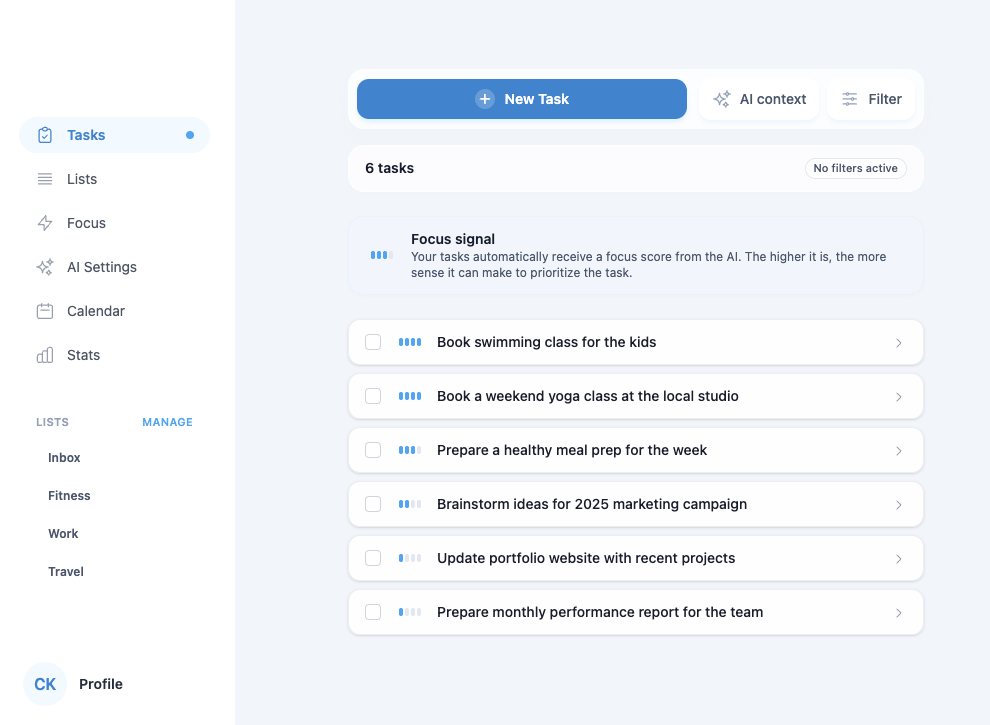 AI brings clarity. You turn insight into progress.